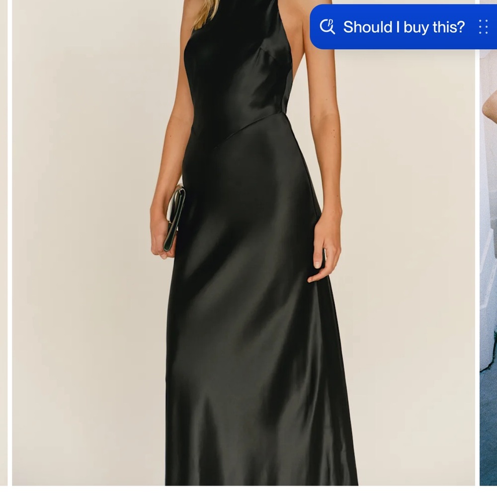 Reformation Camille Rowe Bianca Silk Dress